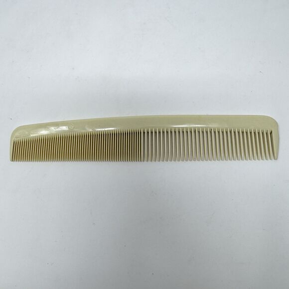 Vintage Lady Ace Wide Tooth Hair Comb 7” White 1980s - Picture 2 of 4